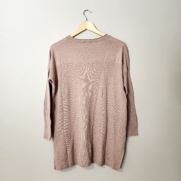 Cabi Oversized 3/4 length Dusty Rose Sweater Size Small - Picture 5 of 8